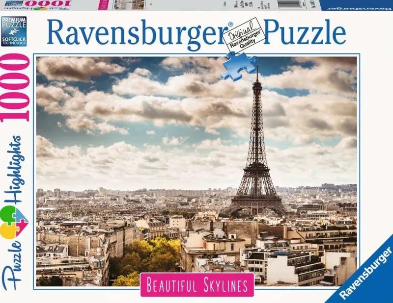 RAVENSBURGER Puzzle 1000el Paryż -