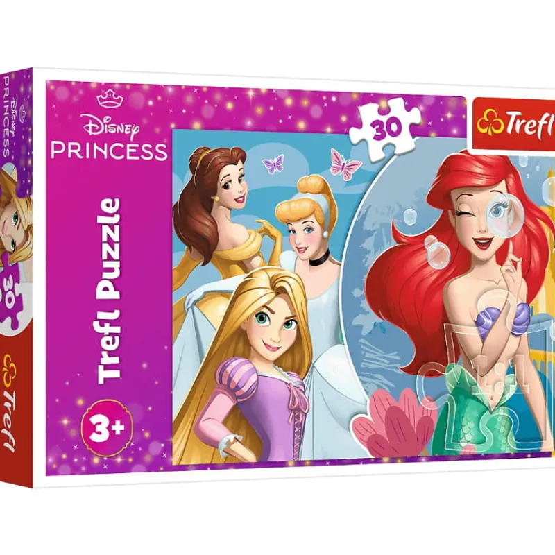 TREFL Puzzle 30el Piękny dzień Księżniczek / Disney Princess 18308