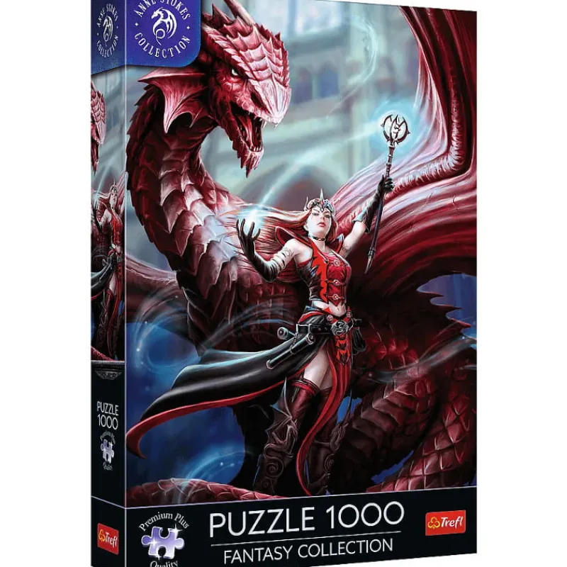 TREFL Puzzle 1000el Premium Plus - Fantasy Collection: Szkarłatny Mag 10902