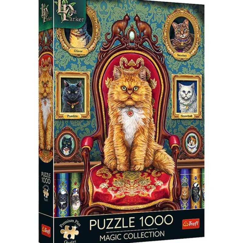 TREFL Puzzle 1000el Premium Plus - Magic Collection: Kotomania 10896