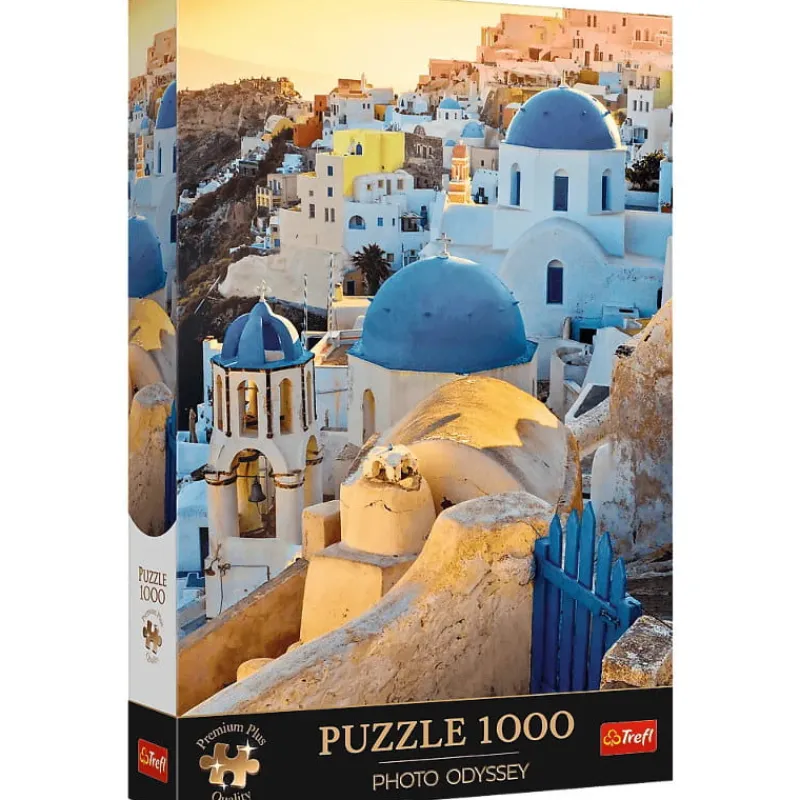 TREFL Puzzle 1000el Premium Plus - Tea Time: Photo Odyssey: Miasteczko Oia, Santorini 10853