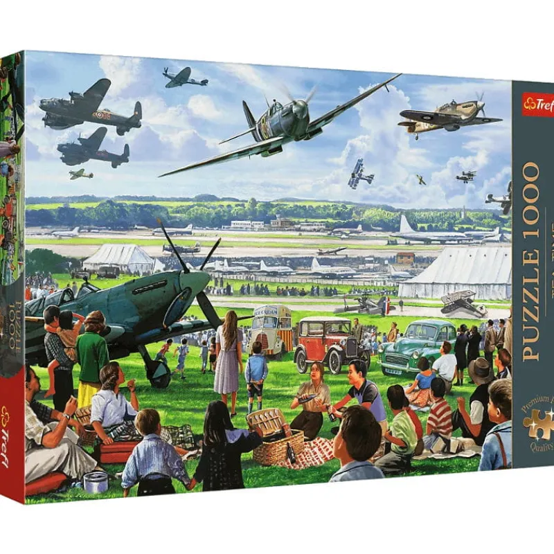 TREFL Puzzle 1000el Premium Plus - Tea Time: Pokaz lotniczy 10846