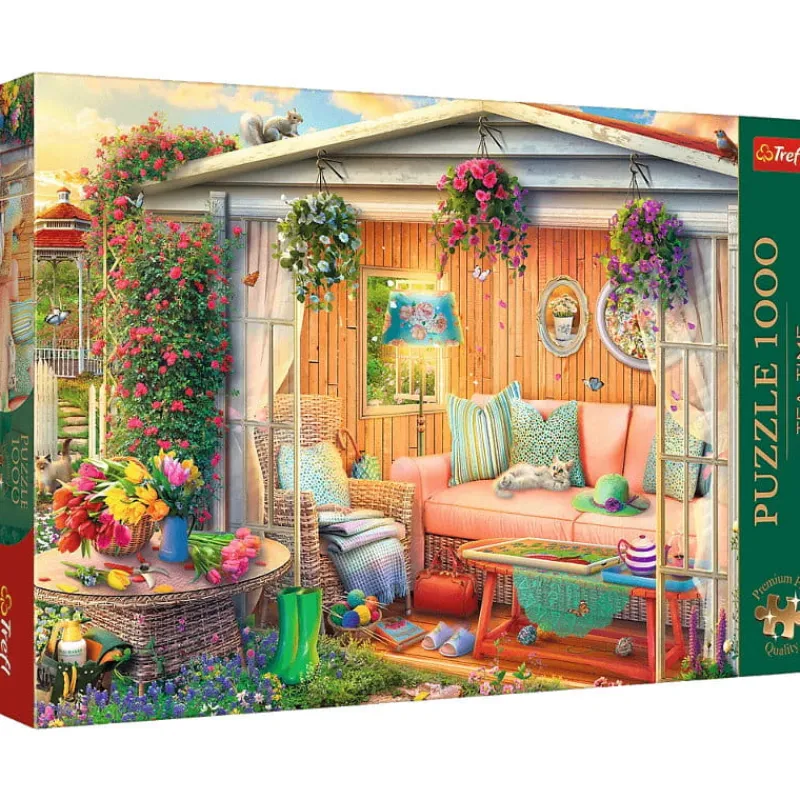 TREFL Puzzle 1000el Premium Plus - Tea Time: Moje ulubione miejsce 10801