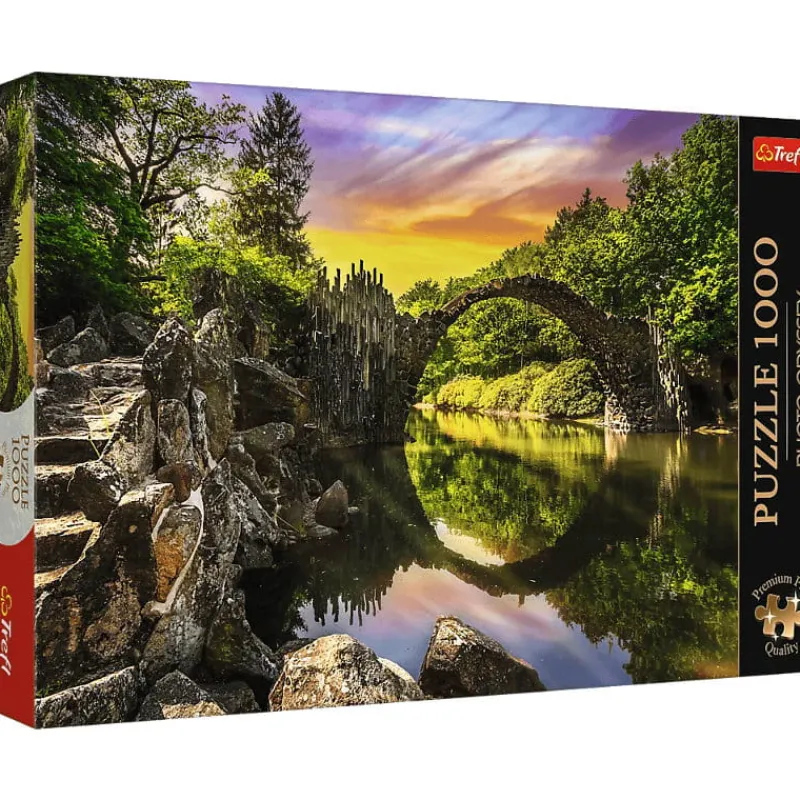 TREFL Puzzle 1000el Premium Plus Photo Odyssey: Most Rakotza w Kromlau, Niemcy 10811