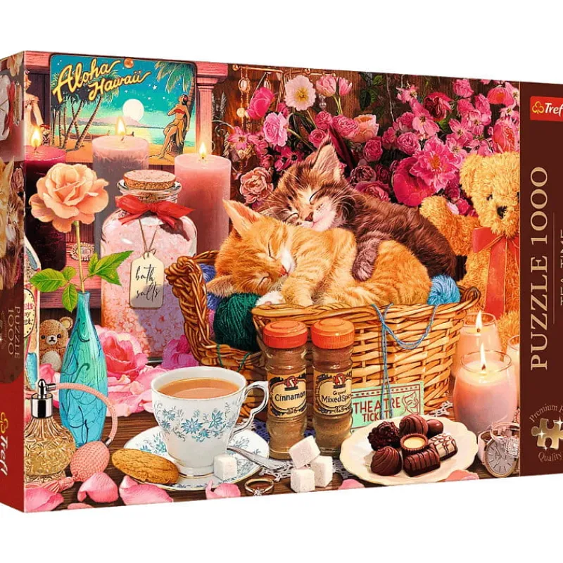 TREFL Puzzle 1000el Premium Plus Tea time: Wszystko co przyjemne 10802