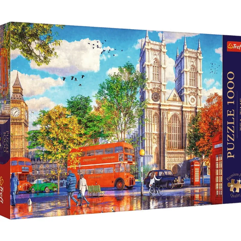 TREFL Puzzle 1000el Premium Plus Tea time: Widok na Londyn 10805