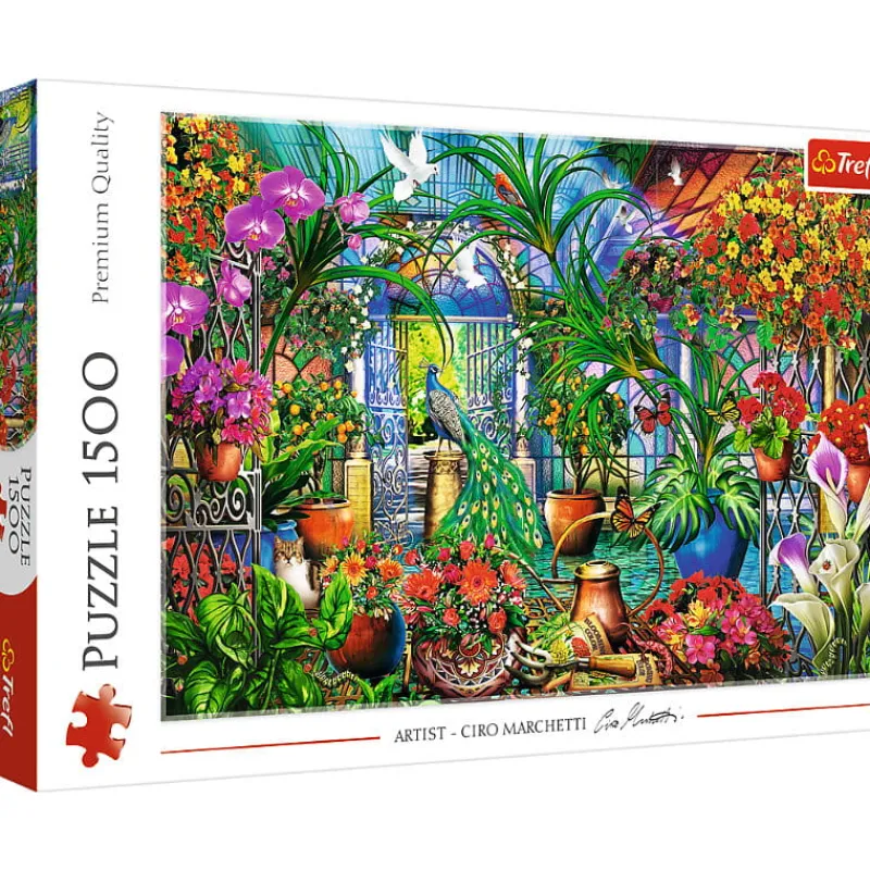 TREFL Puzzle 1500el Tajemniczy ogród 26188