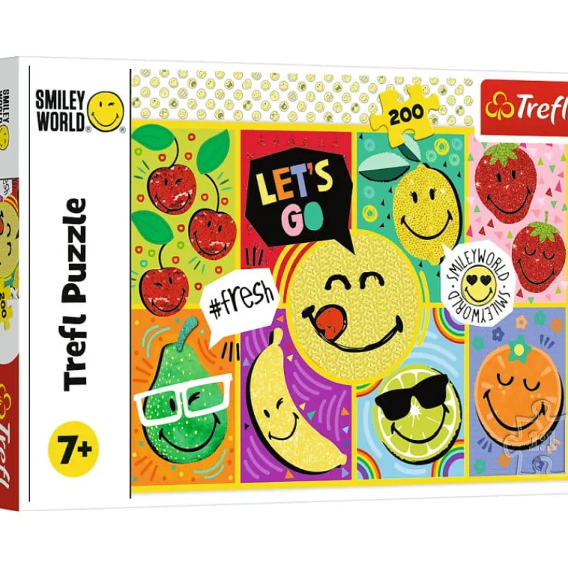 TREFL Puzzle 200el Wesoły Smiley 13297