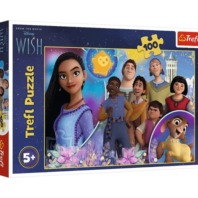 TREFL Puzzle 100el Wish. Życzenie Disney 16474