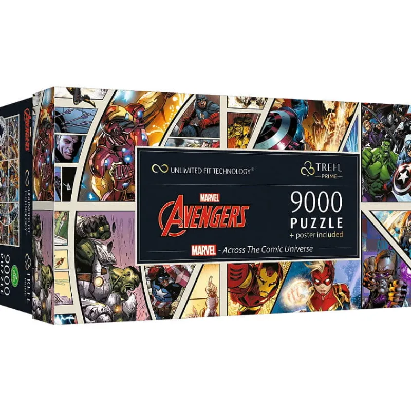 TREFL Puzzle Prime 9000 el. Marvel Across The Comic Universe 81022