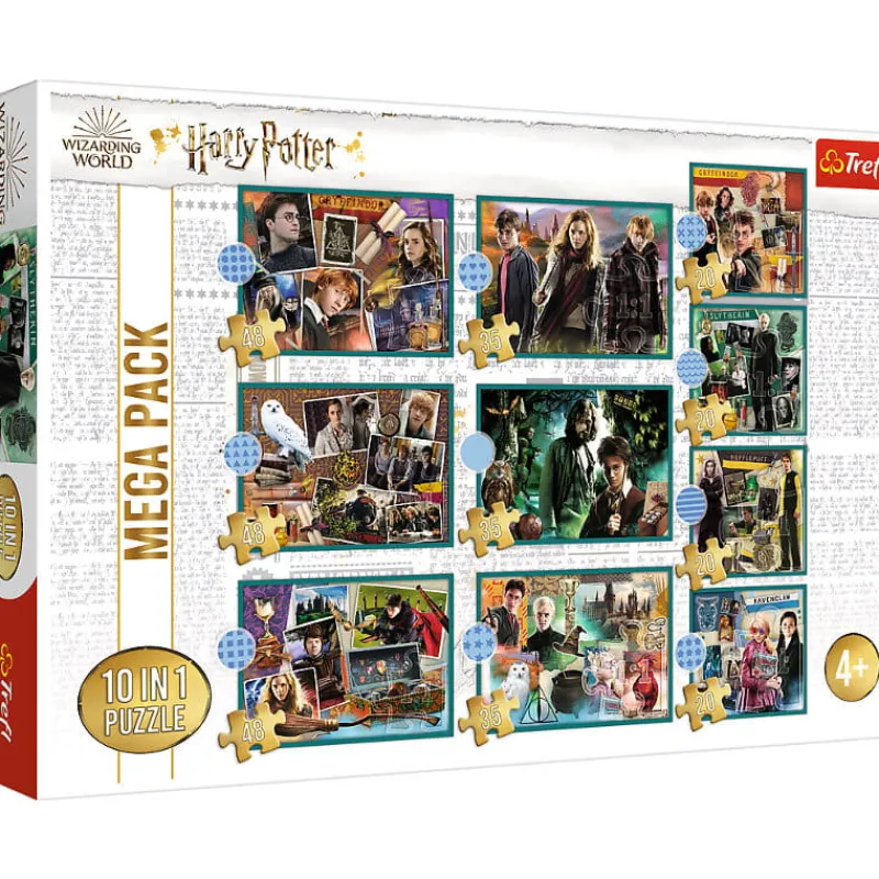 TREFL Puzzle 10w1 W świecie Harrego Pottera Warner Harry Potter 90392