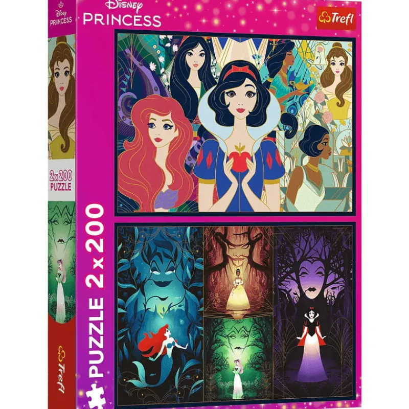 TREFL Puzzle 2x200el Czarujące księżniczki. Princess 13317