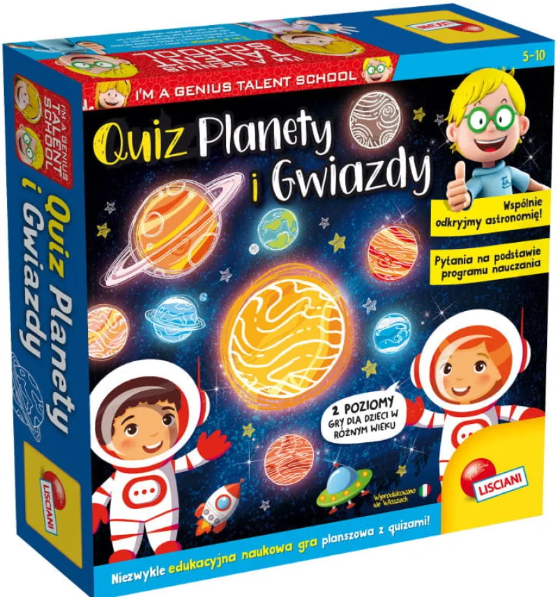 LISCIANI GIOCHI Quiz Planety i Gwiazdy 89284 LISCIANI p12