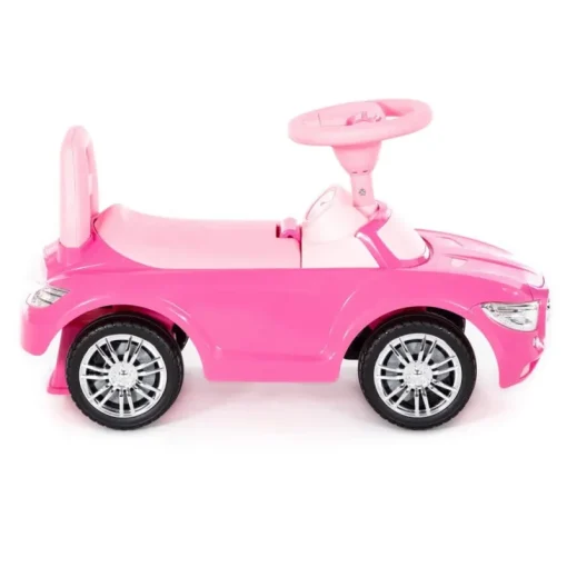 POLESIE Samochód-jeździk SuperCar Nr1 z sygnałem dźwiękowym różowy