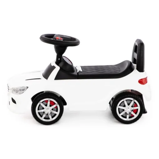 POLESIE Samochód-jeździk SuperCar Nr4 z sygnałem dźwiękowym biały 84514