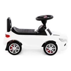 POLESIE Samochód-jeździk SuperCar Nr4 z sygnałem dźwiękowym biały 84514