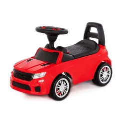 POLESIE Samochód-jeździk SuperCar Nr6 z sygnałem dźwiękowym czerwony