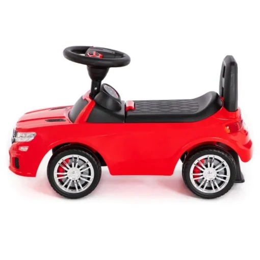 POLESIE Samochód-jeździk SuperCar Nr6 z sygnałem dźwiękowym czerwony
