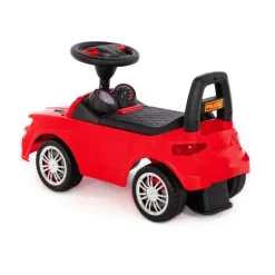 POLESIE Samochód-jeździk SuperCar Nr6 z sygnałem dźwiękowym czerwony