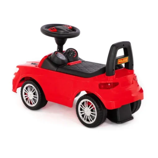 POLESIE Samochód-jeździk SuperCar Nr6 z sygnałem dźwiękowym czerwony
