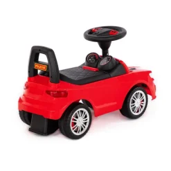 POLESIE Samochód-jeździk SuperCar Nr6 z sygnałem dźwiękowym czerwony