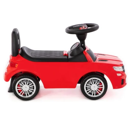 POLESIE Samochód-jeździk SuperCar Nr6 z sygnałem dźwiękowym czerwony