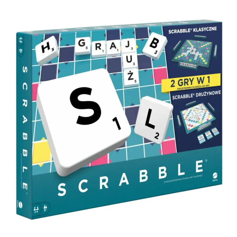 MATTEL Scrabble (nowe) HXM53 gra