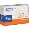 TETIS Spinacze biurowe 28mm (100szt) p10.