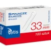 TETIS Spinacze biurowe 33mm (100szt) p10.