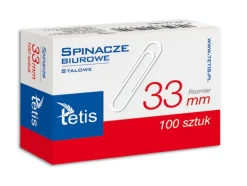 TETIS Spinacze biurowe 33mm (100szt) p10.