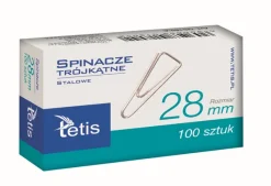 TETIS Spinacze trójkątne 28mm /100szt/ p10