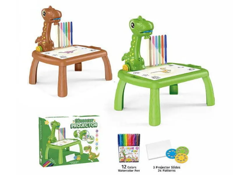 BIGTOYS Stolik z projektorem Dinozaur BTA9320 mix cena za 1 szt