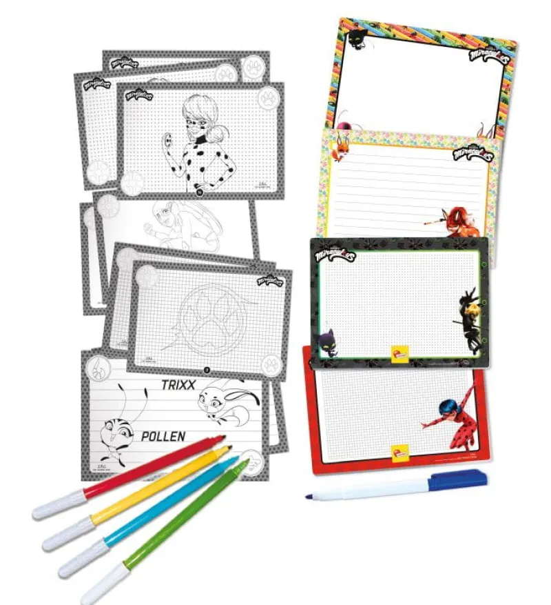 LISCIANI GIOCHI Szkoła rysowania Miraculum Biedronka i Czarny Kot 96923 LISCIANI Ladybug
