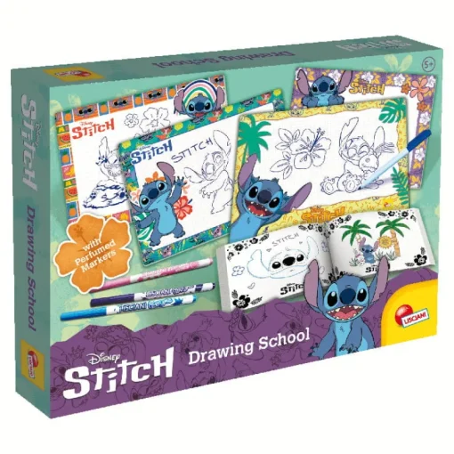 LISCIANI GIOCHI Szkoła rysowania z perfumowanymi długopisami Stitch Lisciani