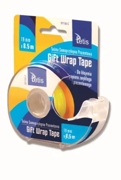 TETIS Taśma z podajnikiem 19mmx8,5m Gift Wrap Tape BT100-C p8