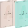 INTERDRUK Teczka z gumką A4+ ACADEMY pastel mix cena za 1 szt