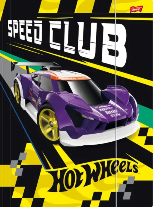 MAJEWSKI Teczka z gumką A4 Hot Wheels