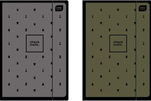 INTERDRUK Teczka z gumką A4 Soft Touch Chess mix cena za 1 szt