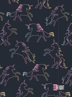 MAJEWSKI Teczka z gumką A4 ST.RIGHT Dream Unicorn p10, cena za 1 szt