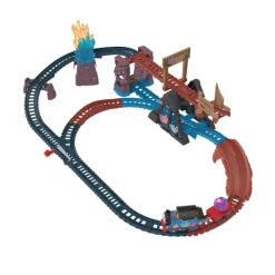 MATTEL Tomek i Przyjaciele Megazestaw Kryształowa Jaskinia i pociąg kolejka HMC28