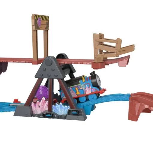 MATTEL Tomek i Przyjaciele Megazestaw Kryształowa Jaskinia i pociąg kolejka HMC28