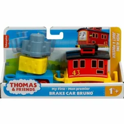 MATTEL Tomek i Przyjaciele Mój Pierwszy Bruno Zabawkowy pociąg ze składanym ładunkiem dla maluchów HXP56