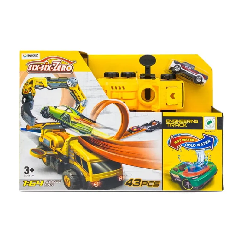 IIGROUP Tor z wyrzutnią 130cm + autokolorowańce 43el Y101784