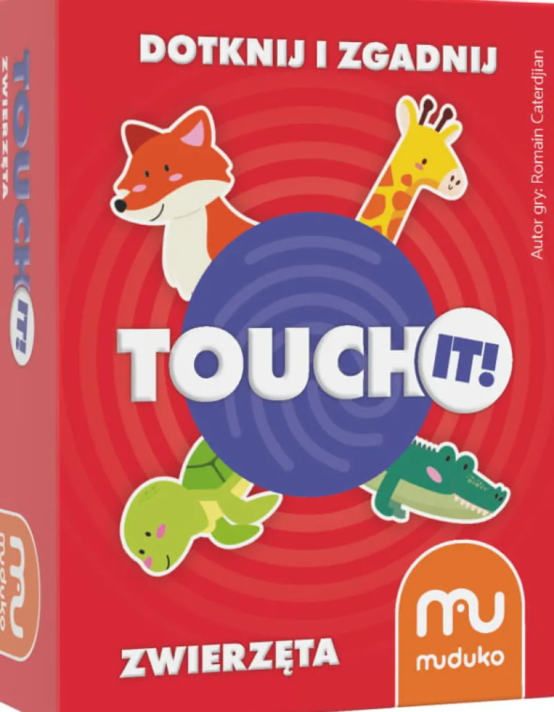 MUDUKO Touch it! Dotknij i zgadnij. Zwierzęta gra karciana