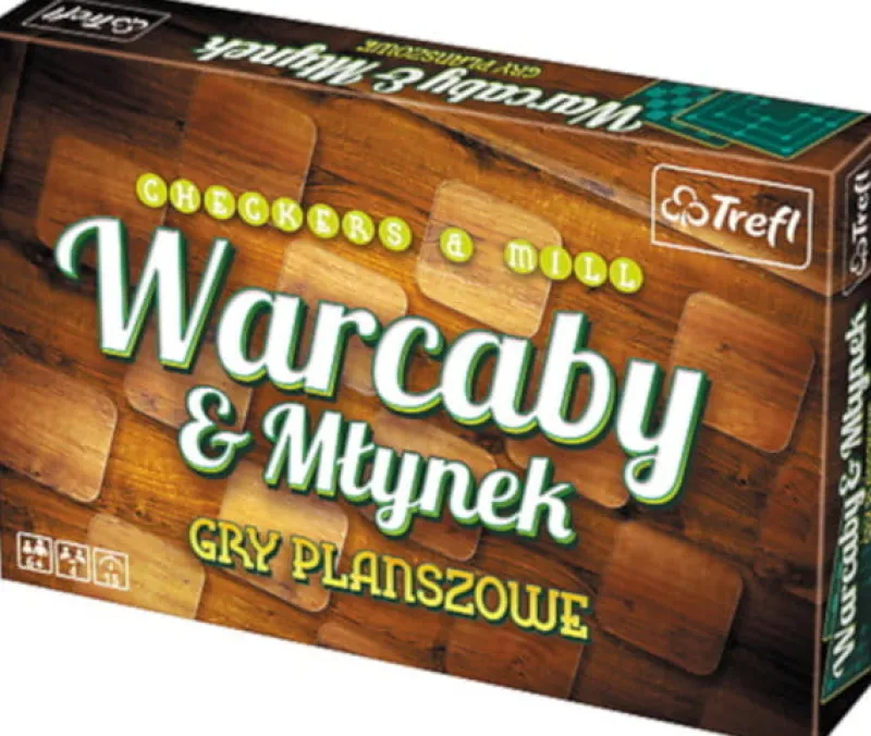 TREFL Gry Warcaby, Młynek Deluxe