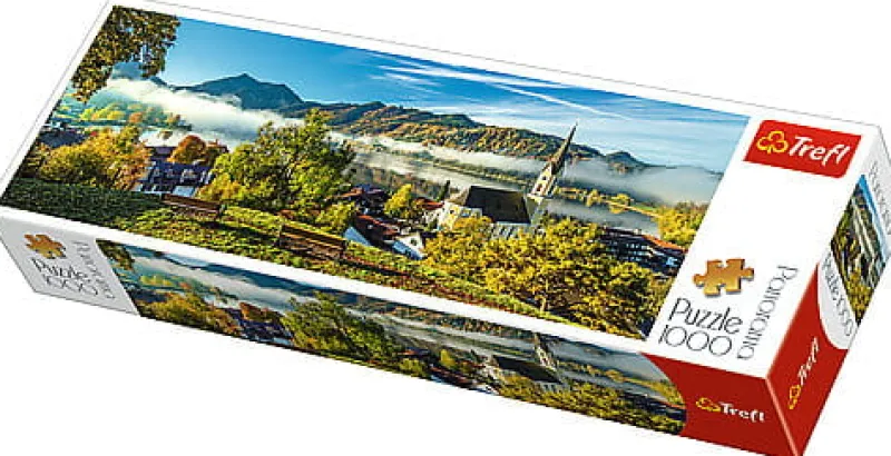 TREFL Puzzle 1000el panorama Nad jeziorem Schliersee