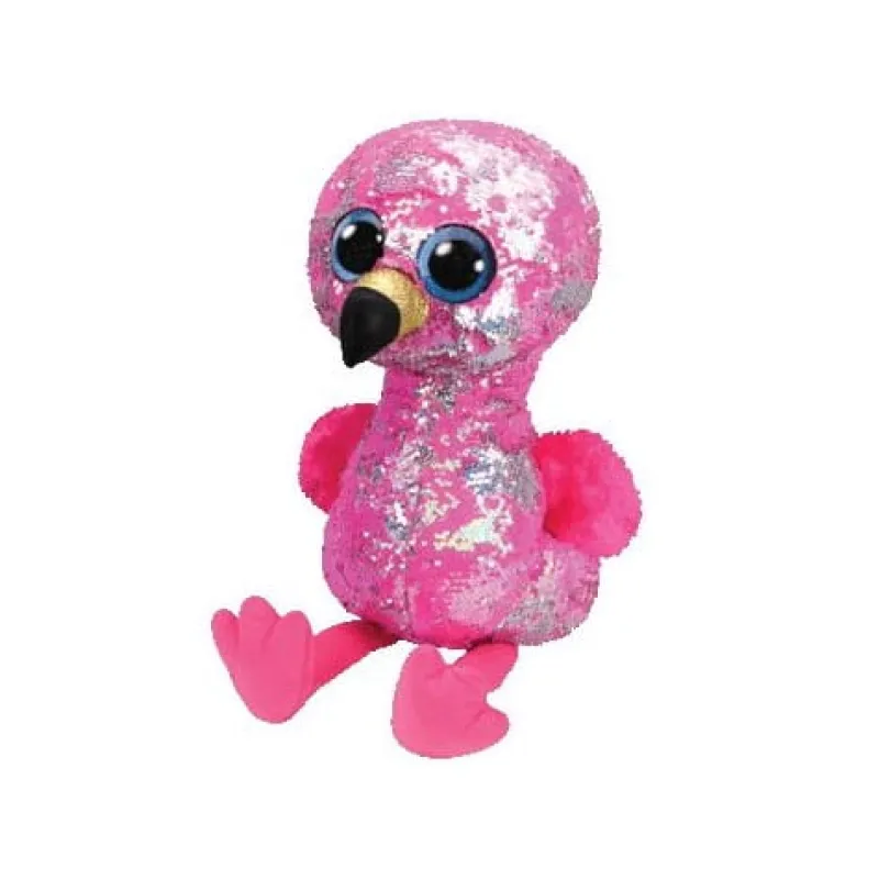 TY INC. TY BOOS Flipables PINKY - cekinowy flaming 42cm