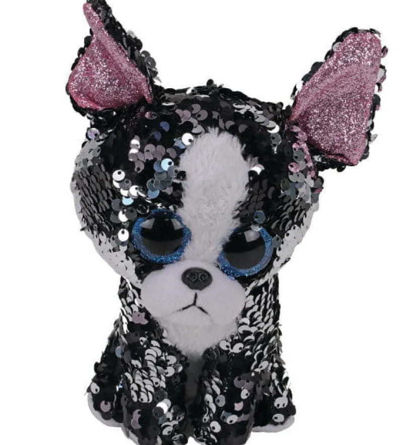 TY INC. TY BOOS PORTIA - cekinowy terier 15cm