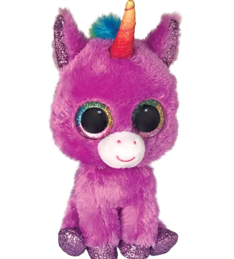 TY INC. TY BOOS ROSETTE - fioletowy jednorożec 15cm