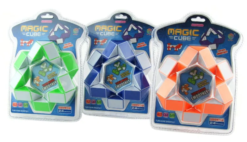 DROMADER Układanka Wąż MAGIC CUBE na blistrze 1178146 mix cena za 1 szt